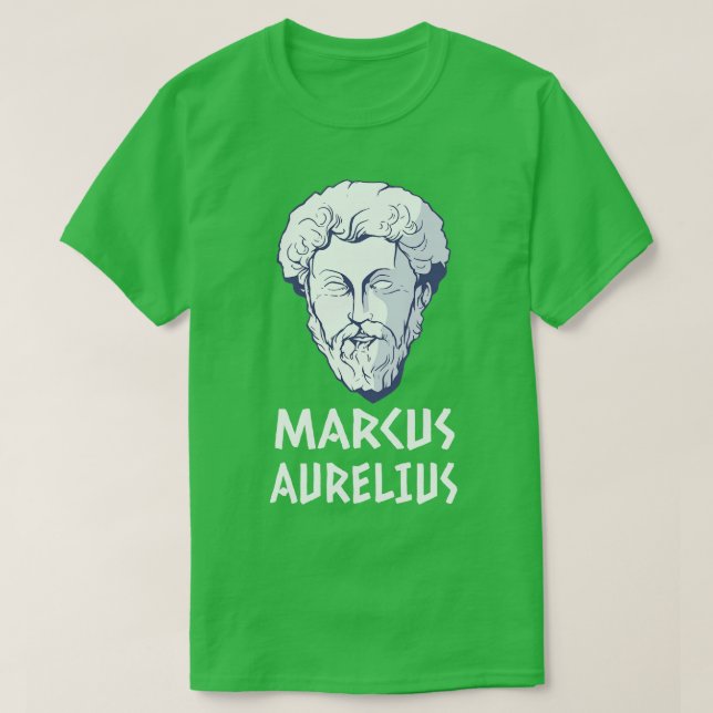Marcus Aurelius Marcus Roman Emperor Philosopher T Shirt (Design framsida)