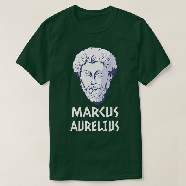 Marcus Aurelius Marcus Roman Emperor Philosopher T Shirt (Design framsida)