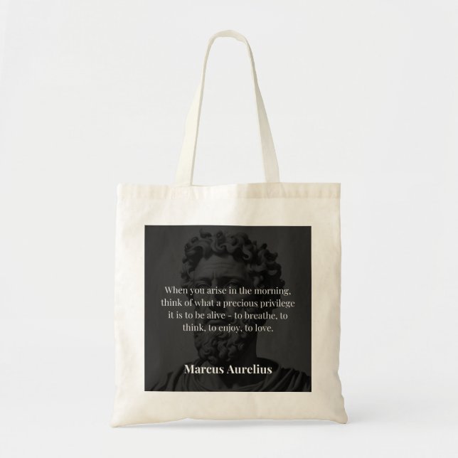 Marcus Aurelius Morgonreflektion Tygkasse (Framsidan)