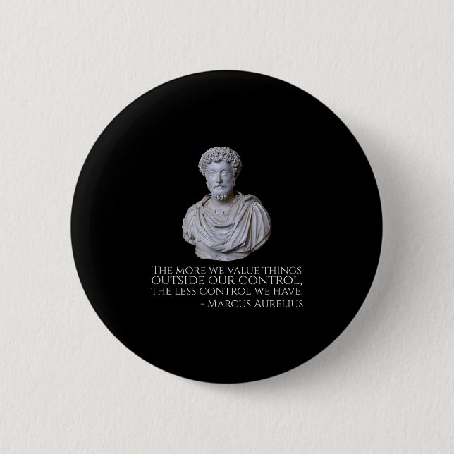 Marcus Aurelius - Motivational Stoicism Philosophy Knapp (Framsida)