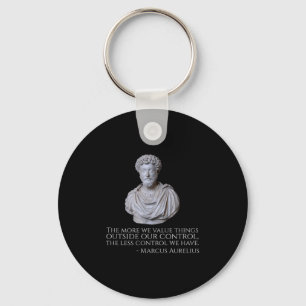 Marcus Aurelius - Motivational Stoicism Philosophy Nyckelring