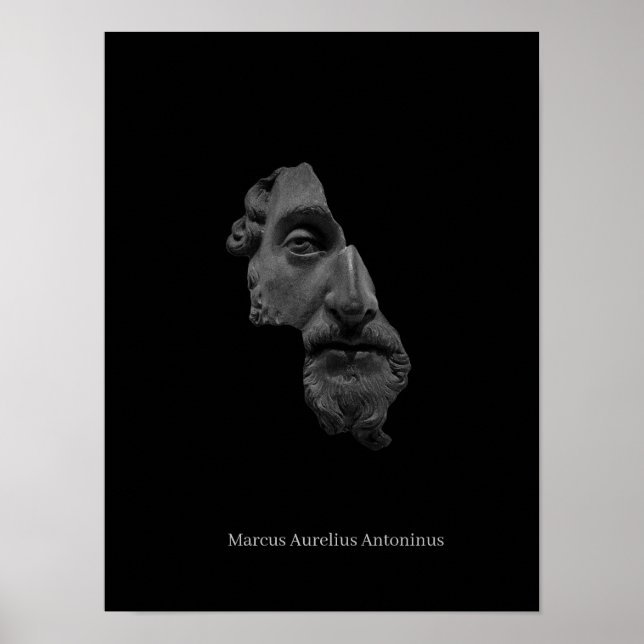 Marcus Aurelius Poster - Stoic Philosophy (Framsidan)