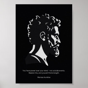 Marcus Aurelius Poster - Stoic Philosophy