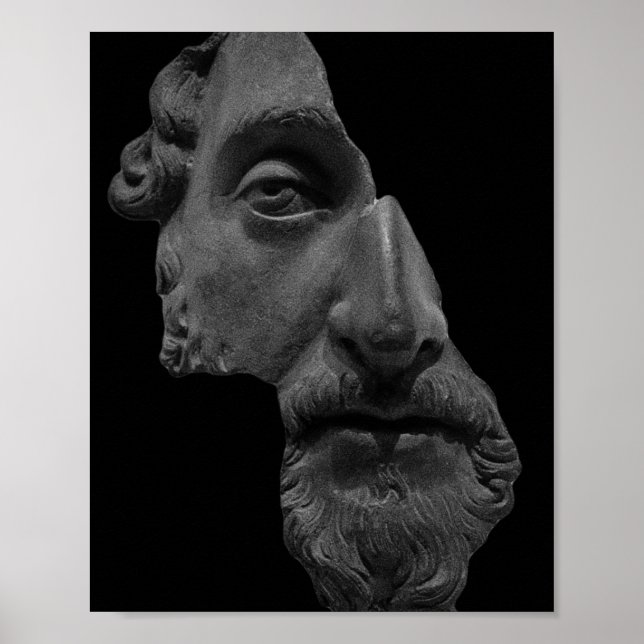 Marcus Aurelius Poster - Stoic Philosophy (Framsidan)