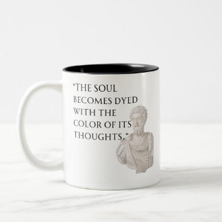 Marcus Aurelius Quote Mug Två-Tonad Mugg