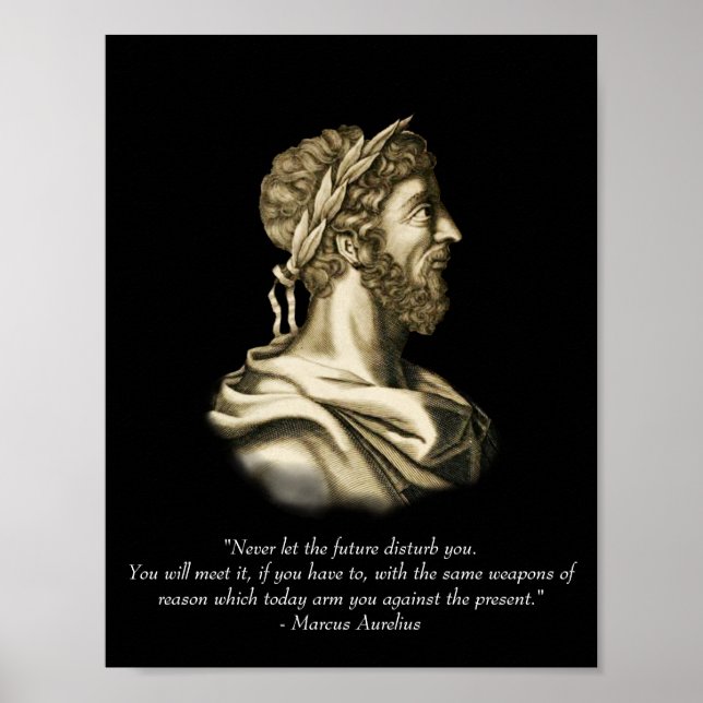 Marcus Aurelius Quote Poster (Framsidan)