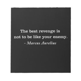 Marcus Aurelius Revenge Stoic Quote Anteckningsblo Anteckningsblock