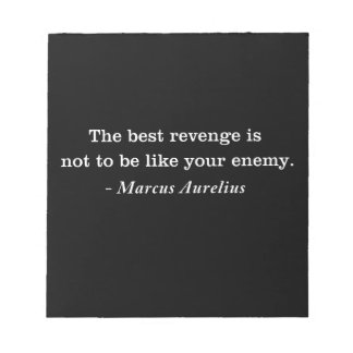 Marcus Aurelius Revenge Stoic Quote Anteckningsblo Anteckningsblock