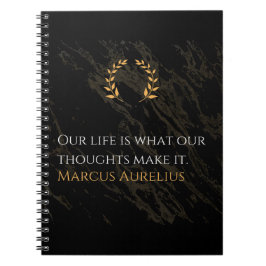 Marcus Aurelius sanning: Shaping Life Anteckningsbok