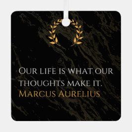 Marcus Aurelius sanning: Shaping Life Julgransdekoration