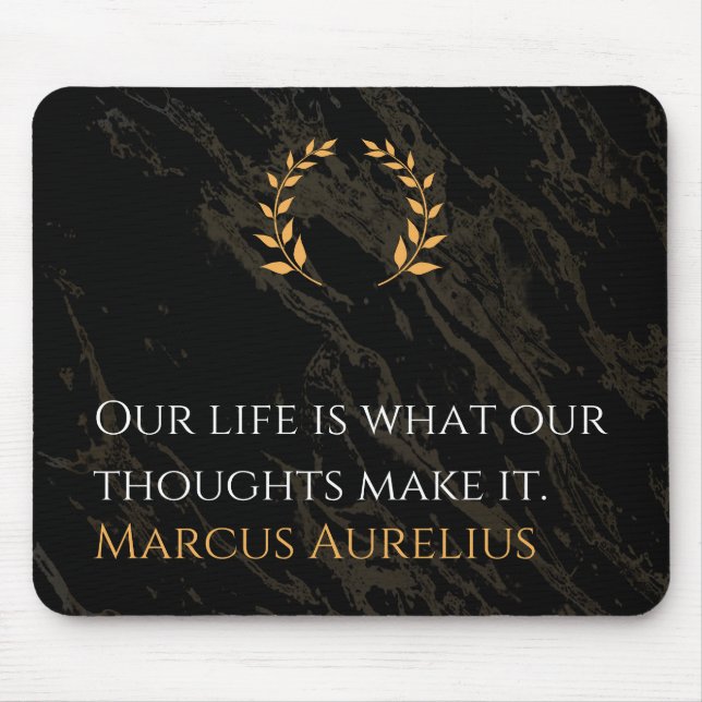 Marcus Aurelius sanning: Shaping Life Musmatta (Framsidan)