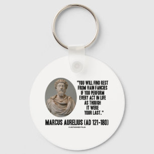 Marcus Aurelius ska du fynd vilar fåfänga finare Nyckelring