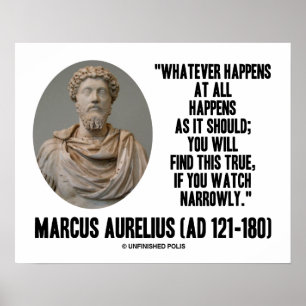 Marcus Aurelius Spelar ingen roll händer vid alla  Poster