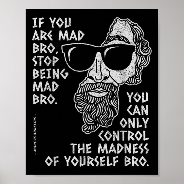 Marcus Aurelius Stoic Philosopher Ancient Roman Jo Poster (Framsidan)