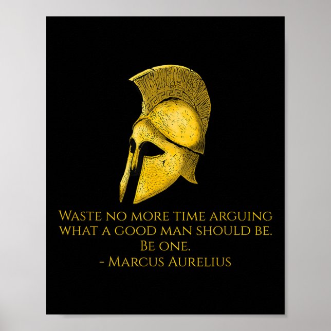 Marcus Aurelius - Stoic Philosophy Quote on Is Poster (Framsidan)