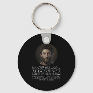 Marcus Aurelius Stoicism - Roman Stoic Philosophy Nyckelring