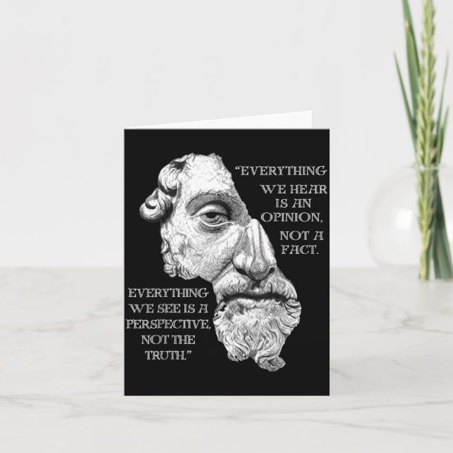 Marcus Aurelius Stoisk Filosofi Roman Filosof Kort (Framsida)
