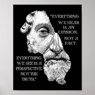 Marcus Aurelius Stoisk Filosofi Roman Filosof Poster