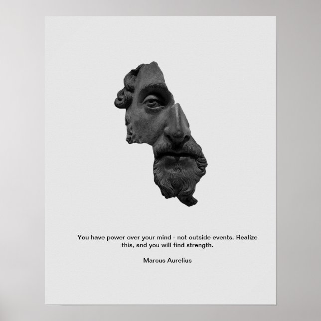 Marcus Aurelius T Shirt Poster (Framsidan)