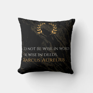 Marcus Aurelius visdom: Åtgärder talar högre än Th Kudde