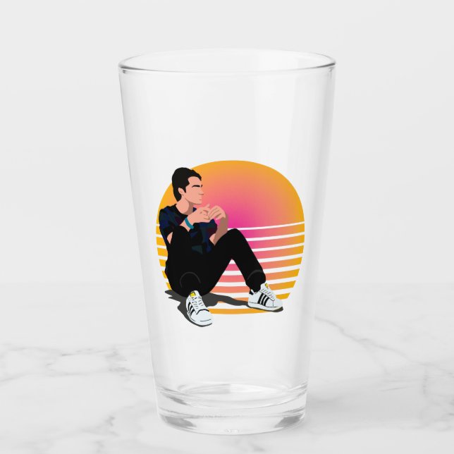 Marcus Baker retro vibe 90s Glaskopp (Framsida)