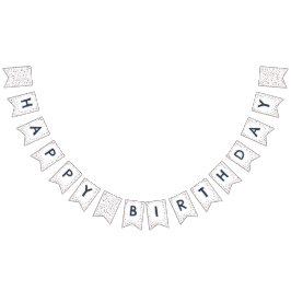 Marcus Confetti Watercolor Dots Bunting Flagga