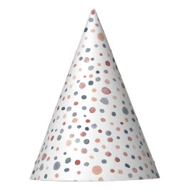 Marcus Confetti Watercolor Dots Party Hat