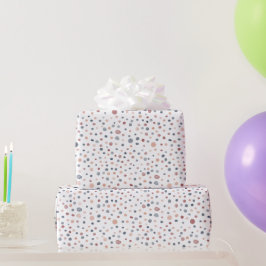 Marcus Confetti Watercolor Dots Wrapping Papper Presentpapper