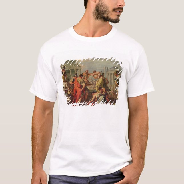Marcus Furius Camillus och Brennus T-shirt (Framsida)