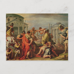 Marcus Furius Camillus och Brennus Vykort