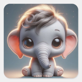 Marcus Fyrkantigt Klistermärke