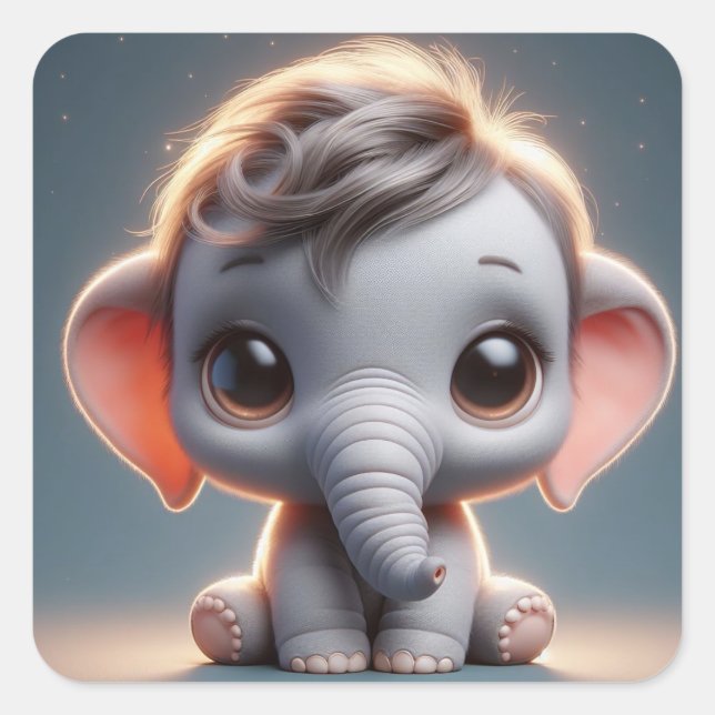 Marcus Fyrkantigt Klistermärke (Framsida)