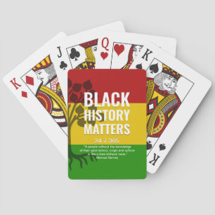 MARCUS GARVEY Black History Casinokort