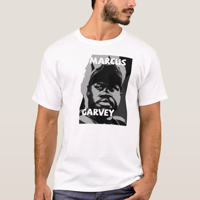 Marcus Garvey (Black&White) T Shirt (Framsida)