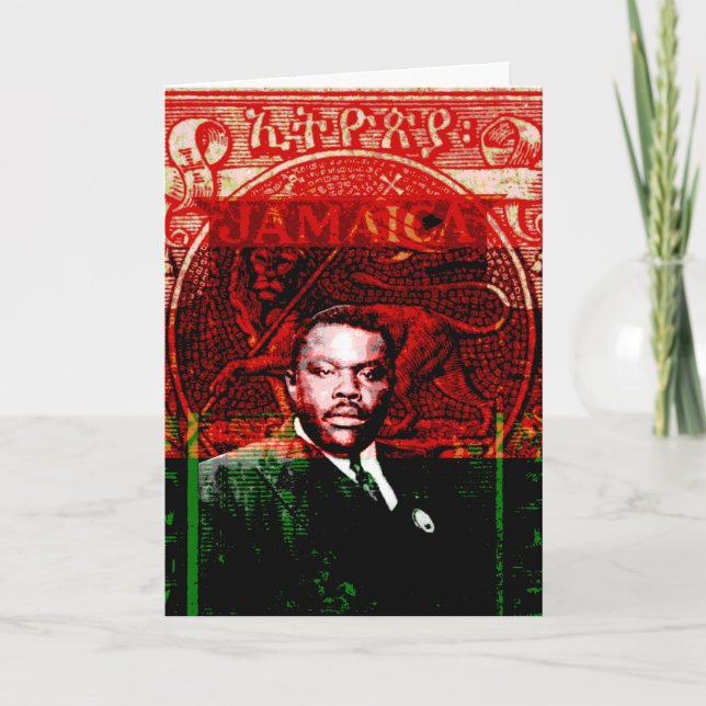 Marcus Garvey Greeting Card Kort (Framsida)