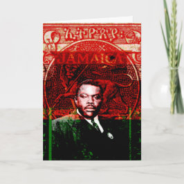 Marcus Garvey Greeting Card Kort