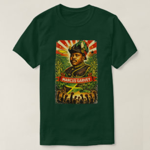 Marcus Garvey Pan-afrikansk revolutionär t-shirt