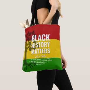 MARCUS GARVEY Svart historia Tygkasse
