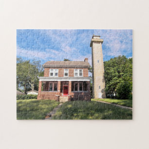 Marcus Krok Range Lighthouse Delaware Puzzle Pussel