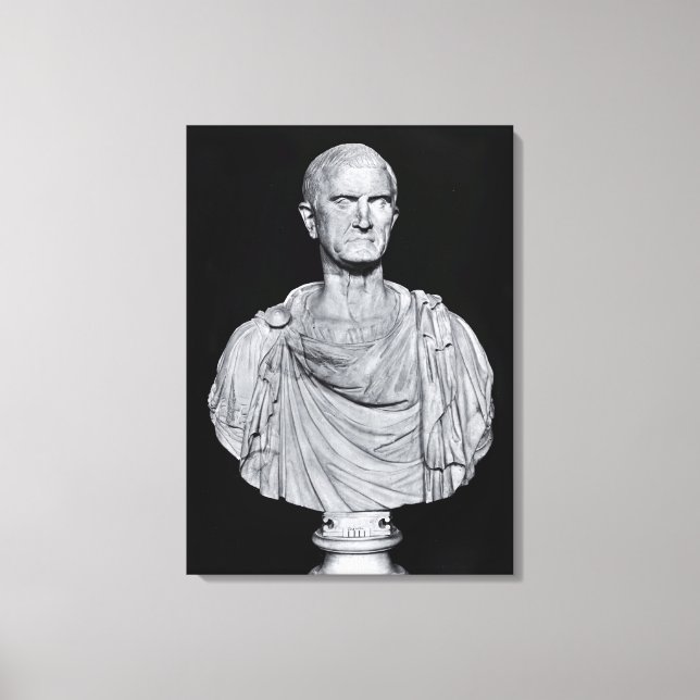 Marcus Licinius Crassus Bust Canvastryck (Framsida)