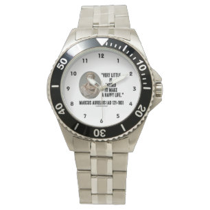 Marcus lite nödvändiga Aurelius mycket gör Armbandsur