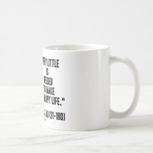 Marcus lite nödvändiga Aurelius mycket gör Kaffemugg