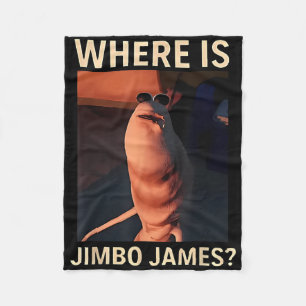 Marcus Masken Var Är Jimbo James Roligt Meme Fleecefilt