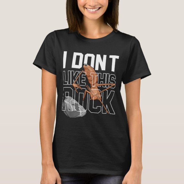 Marcus The Worm I Don't Like This Rock Funny Meme  T Shirt (Framsida)