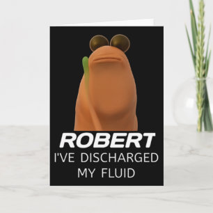 Marcus The Worm Robert Jag Har Tömmt Min Vätska Ga Kort