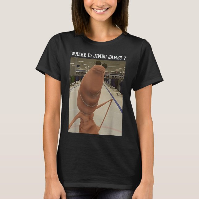 Marcus The Worm Var Är Jimbo James Meme  T Shirt (Framsida)