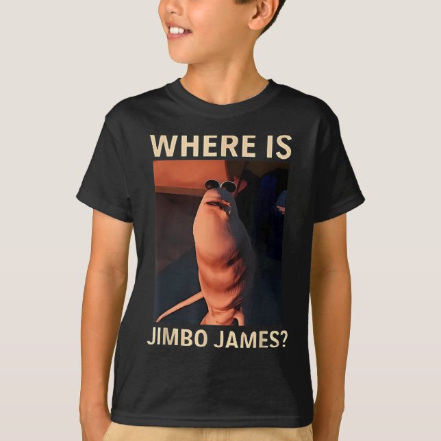 Marcus The Worm Where Is Jimbo James Funny Meme  T Shirt (Framsida)