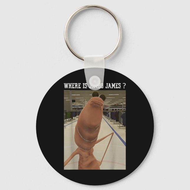 Marcus The Worm Where Is Jimbo James Meme  Nyckelring (Framsida)