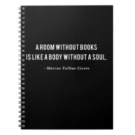 Marcus Tullius Cicero Bokar Quote Anteckningsbok