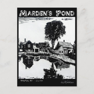 Marden's Pond Postcard Vykort